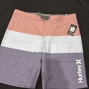 Hurley colorblocked boardshorts Men’s with tags size 36
